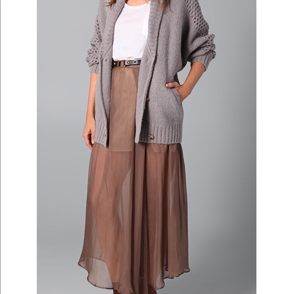 NWOT Obaaki oversized cardigan, size large.